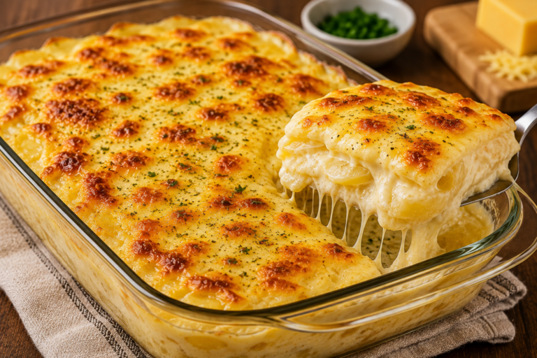 Batata Gratinada Cremosa com Queijo no Forno: Receita Fácil e Deliciosa