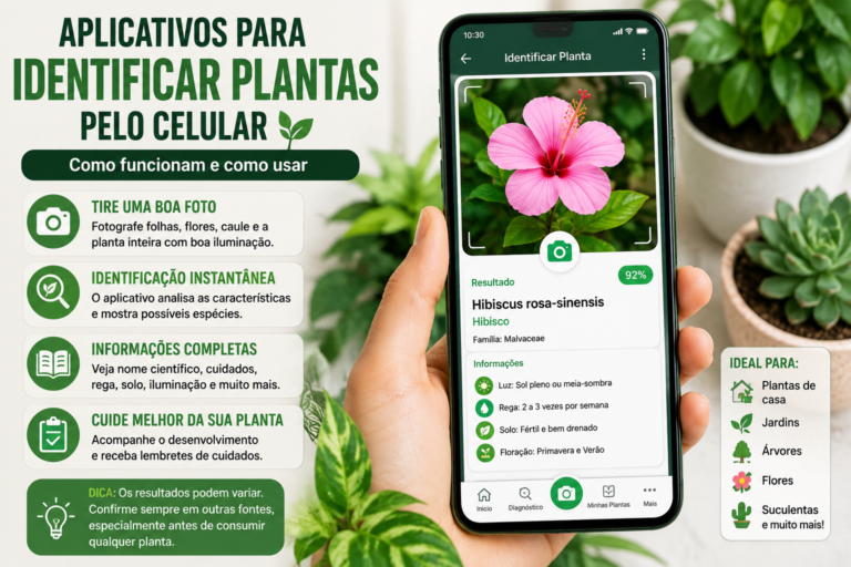 Aplicativos para Identificar Plantas pelo Celular: Como Funcionam e Como Usar